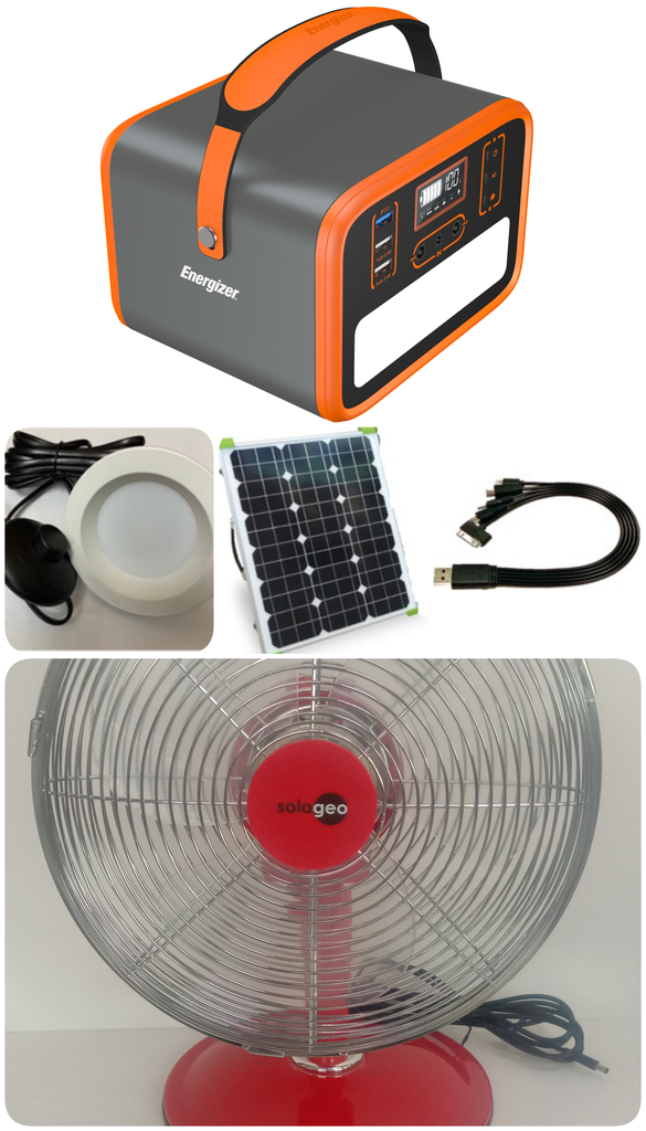 COOL IT  160W Solar Table Fan Kit